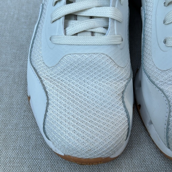 Reebok Ortholite Zig Dynamica Sneaker-Sz 8-Chalk/White Combo-Gum Soles - Picture 8 of 15